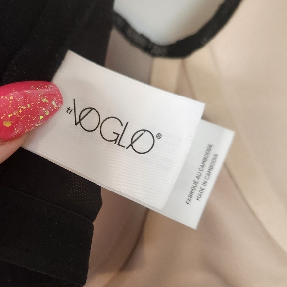 Tivoglio Black Lace Wireless T-shirt Bra Size 38H Wire Free Lightly Lined Sexy - Picture 9 of 11